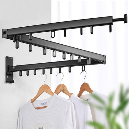 Perchero Retráctil de Pared para Ropa