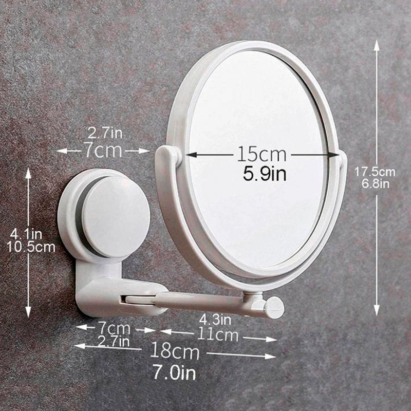 Espejo de Baño Retráctil Plegable