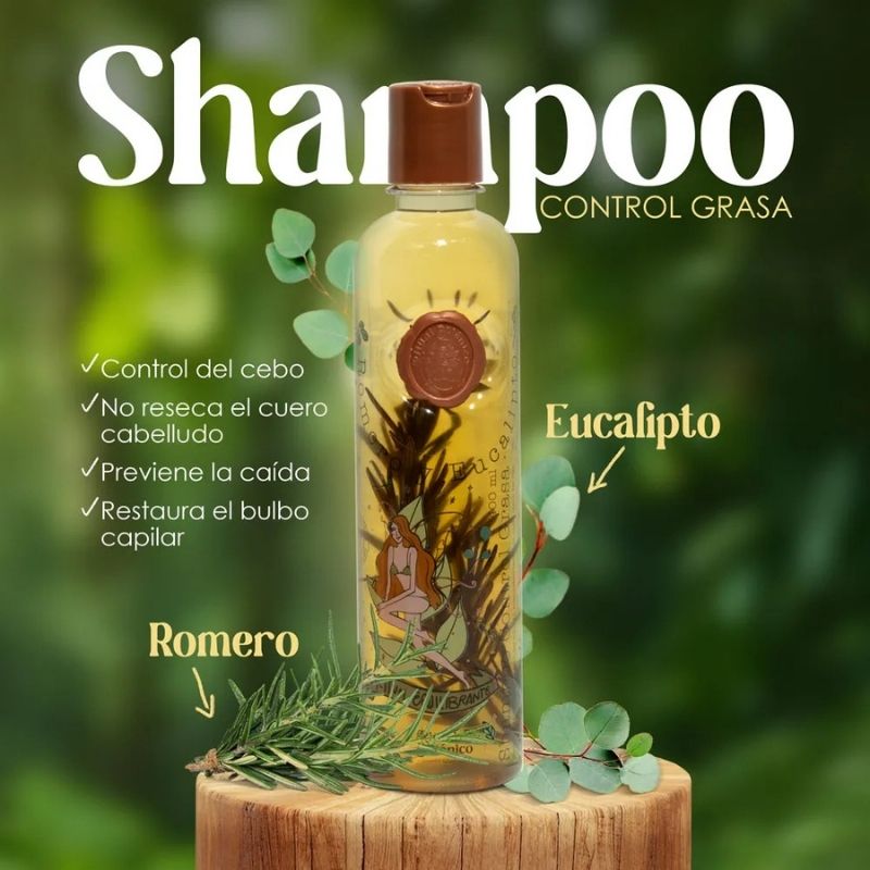 SHAMPOO ROMERO RITUAL BOTANICO 400mL