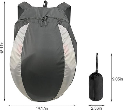 bolso mochila impermeable casco moto