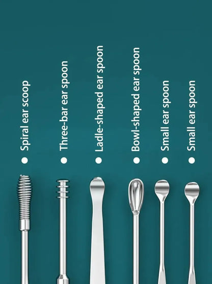 Set Limpiador Oídos Extractor Removedor