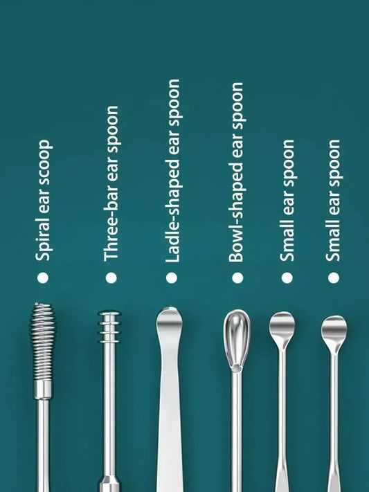 Set Limpiador Oídos Extractor Removedor
