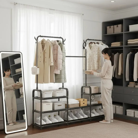 PERCHERO 2 CUERPOS 3 NIVELES