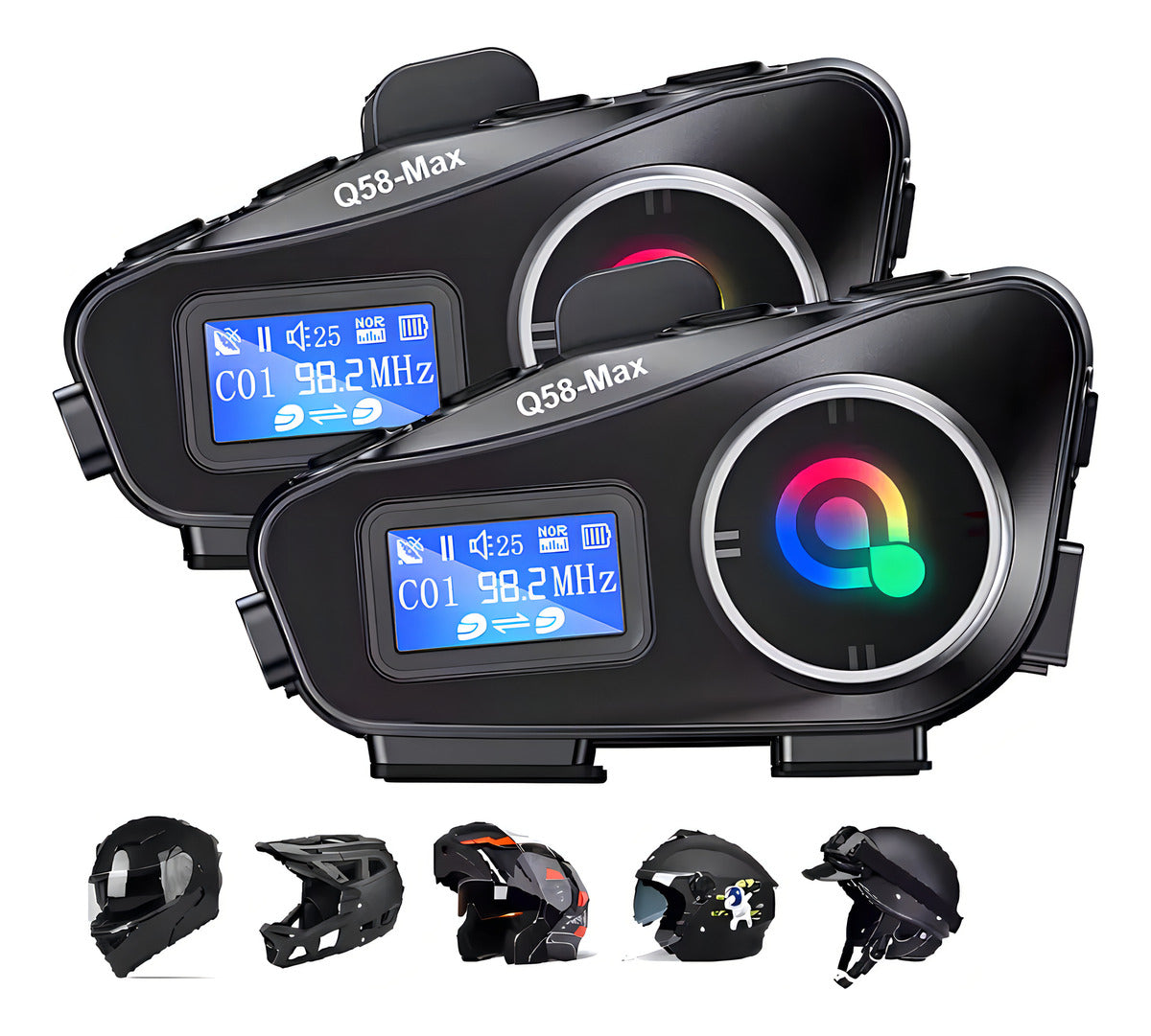 Intercomunicador de audio para moto Q58-