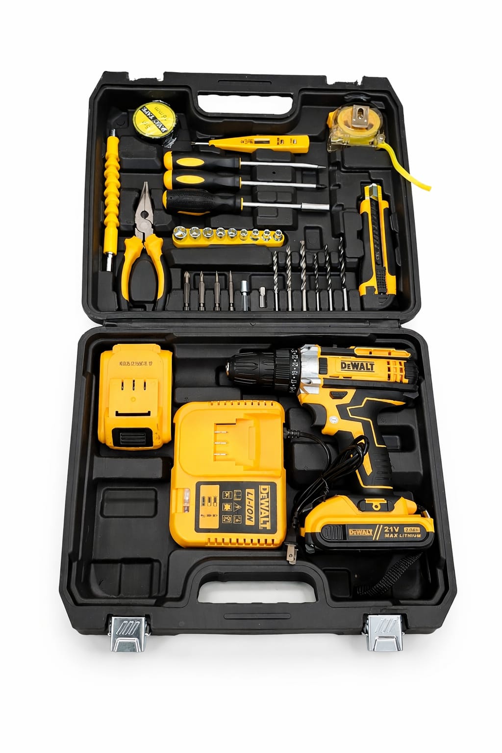Taladro 21v Inalámbrico 35 Pzs 2 Bateria