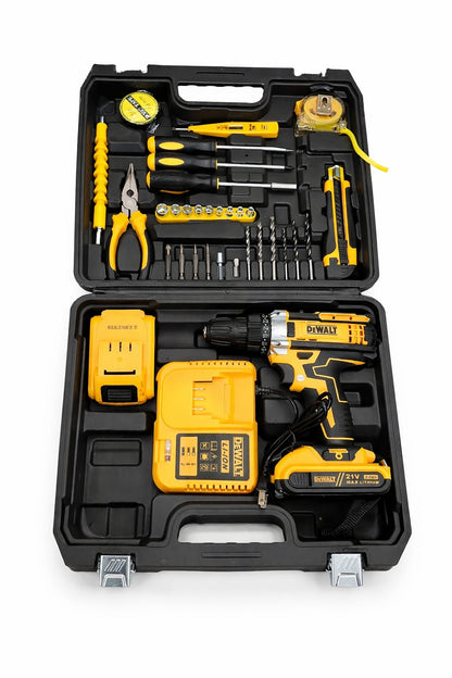 Taladro 21v Inalámbrico 35 Pzs 2 Bateria