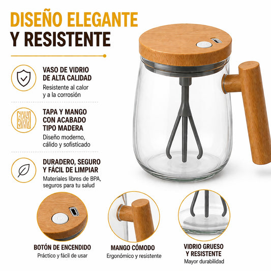 X1 Taza Mezcladora Automática Recargable
