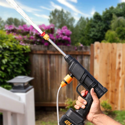Hidrolavadora Inalámbrica Portátil 48V con Accesorios
