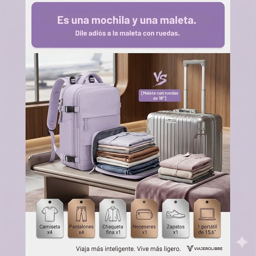 Maleta De Mano Para Cabina Morral Viaje