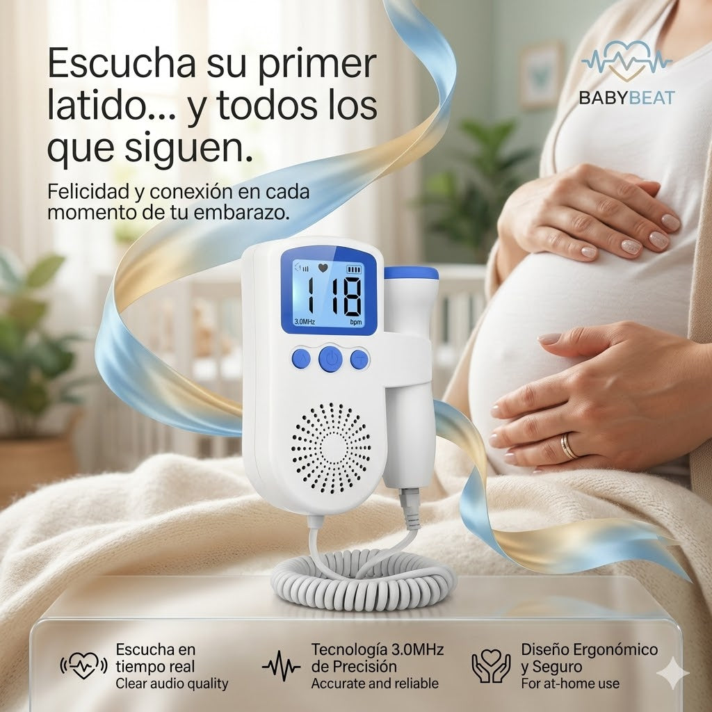 Monitor Frecuencia Cardiaca Doppler Feta