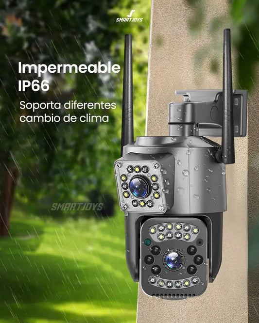 Cámara Ip Exterior Doble Lente V380