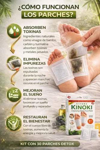 Parche desintoxicante kinoki  x10und