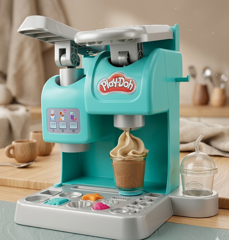 Juguete Maquina Hacer Helados Plastilina