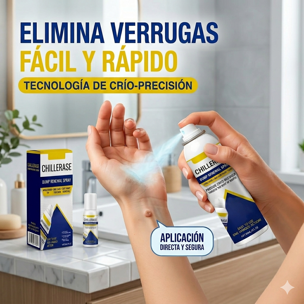 ChillErase Spray de Verrugas