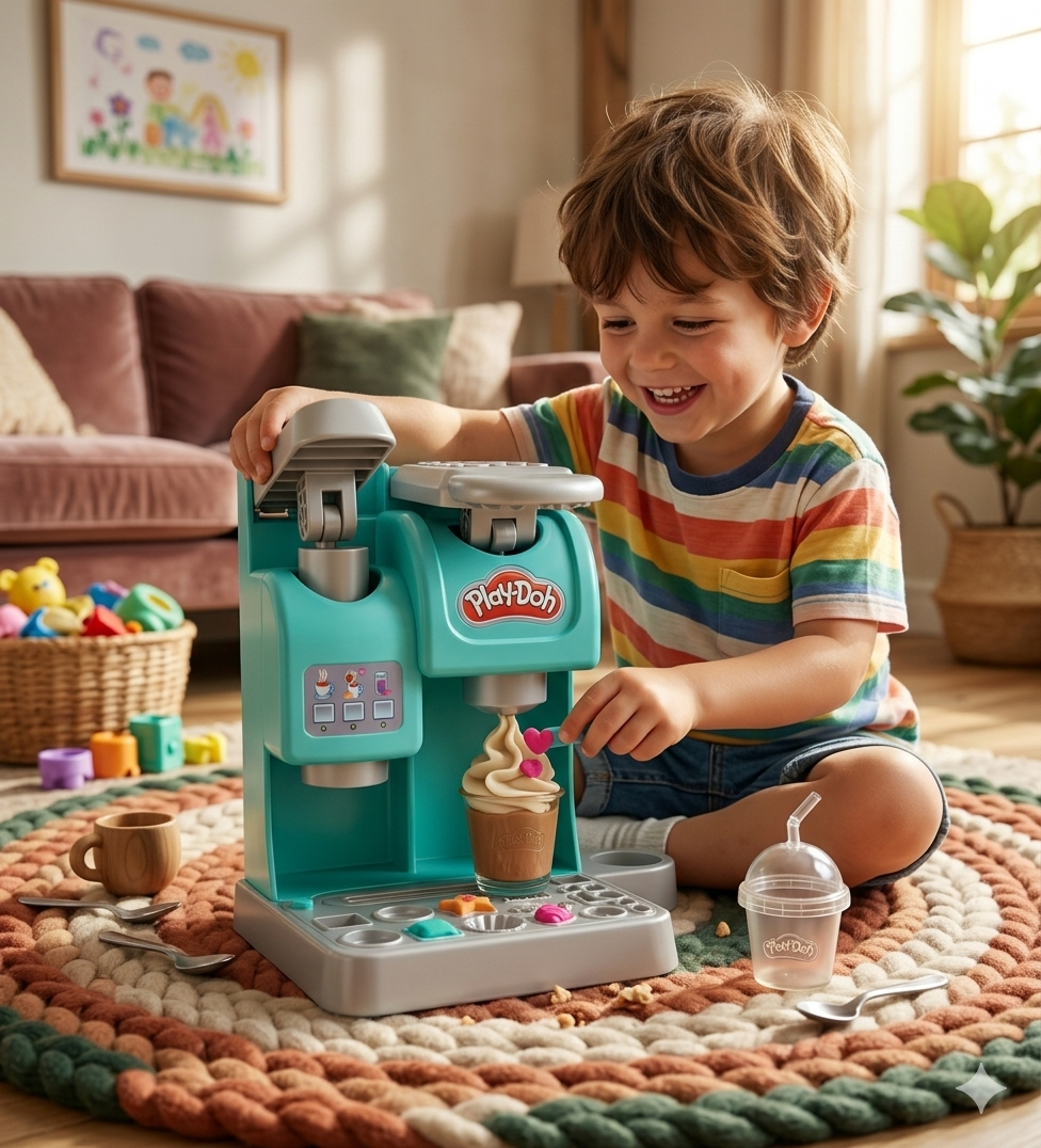 Juguete Maquina Hacer Helados Plastilina