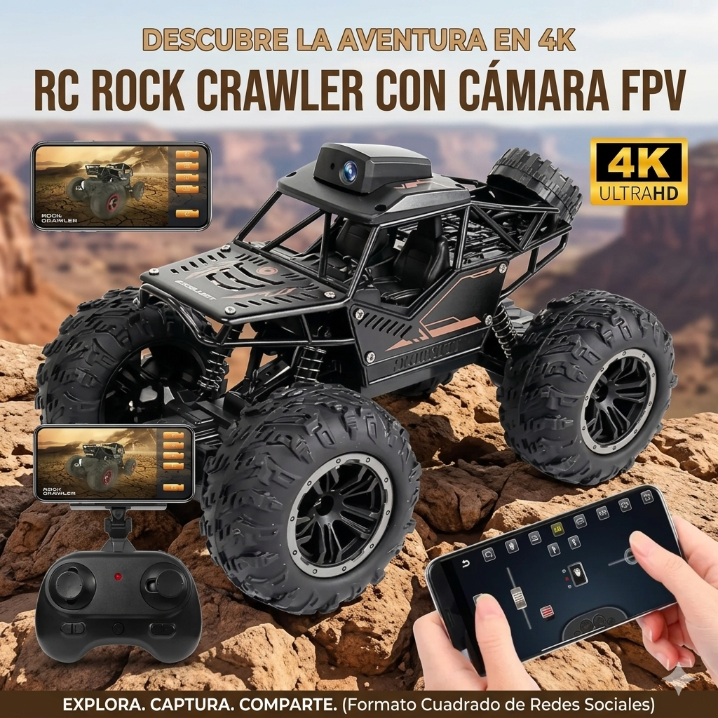 Carro Camara Todo Terreno Control Reca