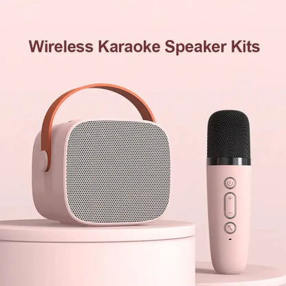 Mini Parlante Karaoke con Micrófono