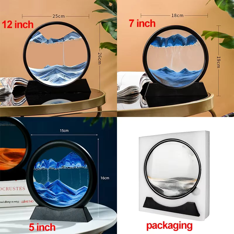 RELOJ DE ARENA SENSORIAL DECORATIVO