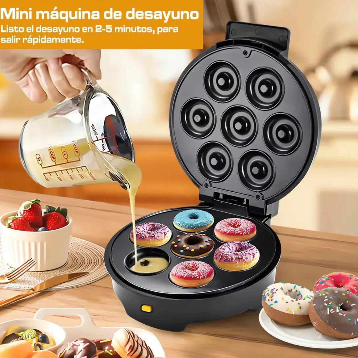 Maquina Eléctrica de 7 Mini Donas